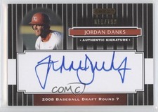 2008 Razor Signature Series Black /199 Jordan Danks #167 Auto