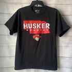 Russell Mens Husker Country Black T Shirt Nebraska Cornhuskers Herbie Medium