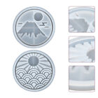 Silicone Coaster Making Kit - 2 Resin Molds for DIY Projects