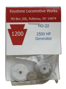 Keystone Loco Works HO-22 HO 2500 HP Generator cast Metal Kit NIB - Picture 1 of 1