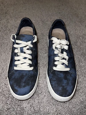 Oxford Dr. Scholls Everyday azul marino tie dye lona Foto 1 de 4