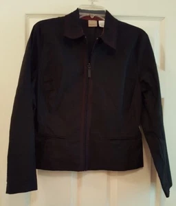 Massini 10 Sakko Blazer Reißverschluss schwarz bestickt Karriere Taschen leicht A3 - Bild 1 von 12