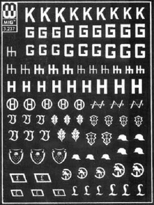 1:35 Microworld decal #3.237 Emblems of units and formations of the Wehrmacht - Bild 1 von 1
