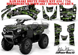 DECORACIÓN DE CARRERAS AMR GRÁFICO KAWASAKI KVF 650i/750i y KVF 750 SILVERSTAR SILVERHAZE B - Imagen 1 de 6