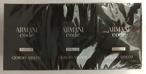 Armani Code Parfum Giorgio Armani for Men Parfum Lot of 12 x 2ml New Factory Box - Picture 1 of 4