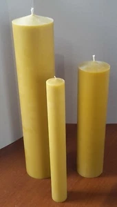 Kerzen  Kirche 40 x 7 cm Riesen groß 100% Bienenwachs Церконые восковые свечи - Bild 1 von 3