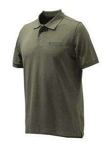 Beretta Green Corporate Polo Shirt Range Wear Rambling Smart Casual TShirt MP431 - Picture 1 of 2