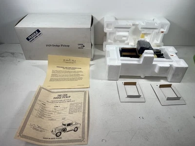 Dodge Pickup Danbury 1929 azul/amarillo Merchants Express diecast 1:24 como nuevo Foto 1 de 4