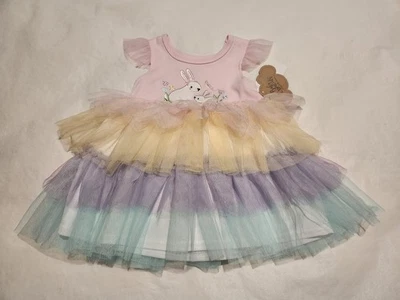 NWT Baby Essentials Bunny Rabbit Easter Tutu Dress 18 Months Baby Girl - Image 1 of 2