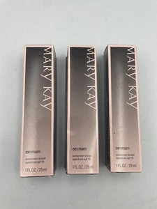 Mary Kay CC Cream SPF 15 – Lot of 3 – Light-To-Medium / Very Deep – Expired 2019 - Picture 1 of 3