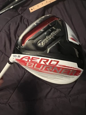 TaylorMade AeroBurner Driver 10.5* Matrix Speed Rul-Z 50g Stiff LH W/ Headcover - Image 1 of 4