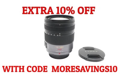 Panasonic 14-140mm All-Around Lens F34-5.8 Vario Mega O.I.S. M43, REFURBISHED - image 1 of 4