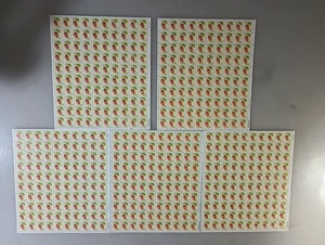 USPS 1991 29 cent Tulip Stamps 5 full sheets of 100 stamps - Picture 1 of 5