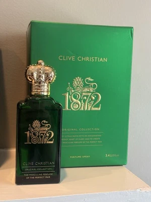 Auténtico spray perfume perfume hombre Clive Christian 1872 3,4 OZ caja abierta Foto 1 de 4