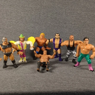 Lote de figuras sueltas Hasbro WWF Randy Savage Sid Justice Razor Ramone (sin brazo) + extra Foto 1 de 4