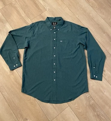 Camisa Cinch® verde manga larga abotonada para hombre MTW1862001 talla XXL NUEVA CON ETIQUETAS Foto 1 de 4