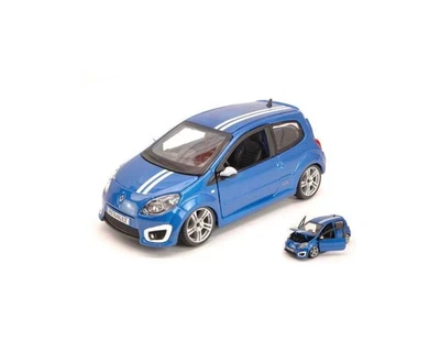 Renault Twingo Gordini RS 2010 Blu Blue Burago 1:24 Nuovo Rare Model - Immagine 1 di 3