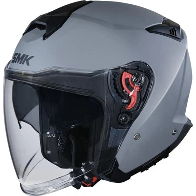 SMK GTJ Helmet Open Face Lightweight Moisture Wicking Inner Shield DOT XS-2XL - Image 1 of 2
