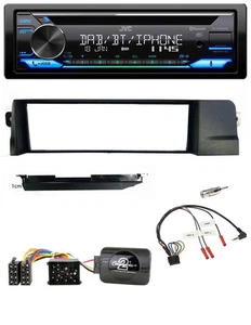 JVC Bluetooth Lenkrad USB DAB CD Autoradio für BMW 3er E46 98-07 Profi Rundpin - Bild 1 von 10