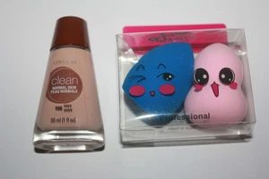CoverGirl Clean NORMAL SKIN liquid Foundation #105 IVORY  Sealed + Gift - Picture 1 of 2