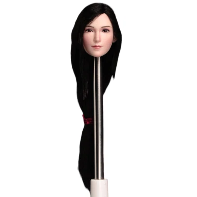 1/6 SDH032-A голова модель черный длинные волосы Тифа девочка для 12 «PH TBL фигурка - Изображение 1 из 4