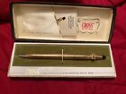 Vintage Cross 12k Gold Filled Ballpoint Pen..Blue Ink..#6602..In Box with Paper.
