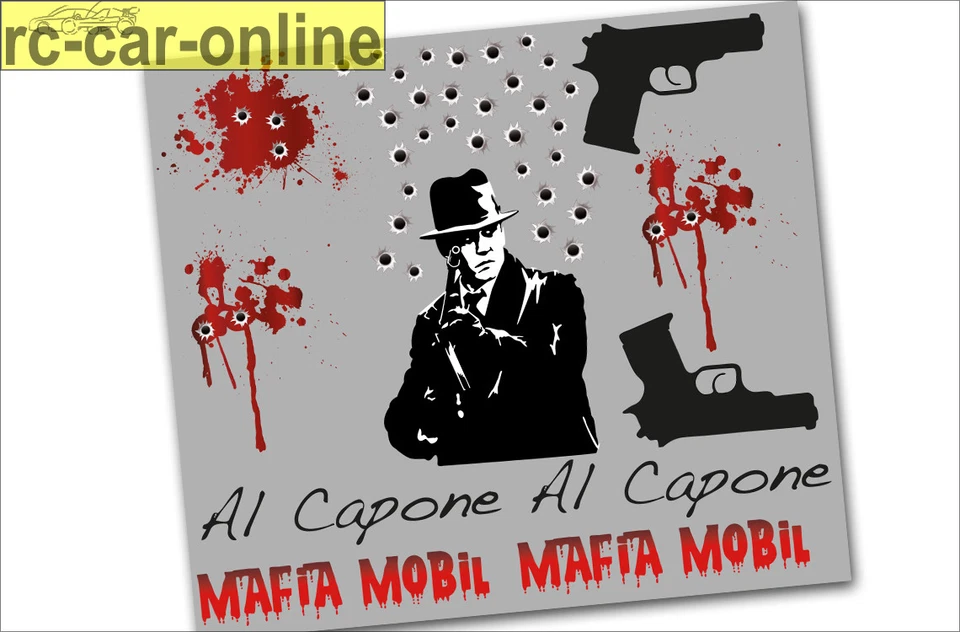 Team-Dekorbogen Mafia Mobile - y3011 - Decals set Mafia car - Bild 1 von 1