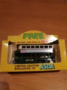 LLEDO CASTROL GTX DOUBLE DECKER BUS LIMITED EDITION EXCLUSIVE TO ASDA MODEL TOY - Picture 1 of 4