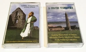 Lot 2 Audio Cassette Tapes- Celtic Tapestry +Treasures Wilson Keane Coulter Egan - Picture 1 of 6