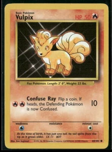 Pokémon Set Base #068/102 Vulpix Comune, giocato poco - Foto 1 di 2