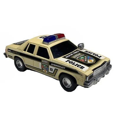 Super raro Buddy L Police Cruiser SLM INC 1993 fuerza de rescate super bruto #8 funciona Foto 1 de 4