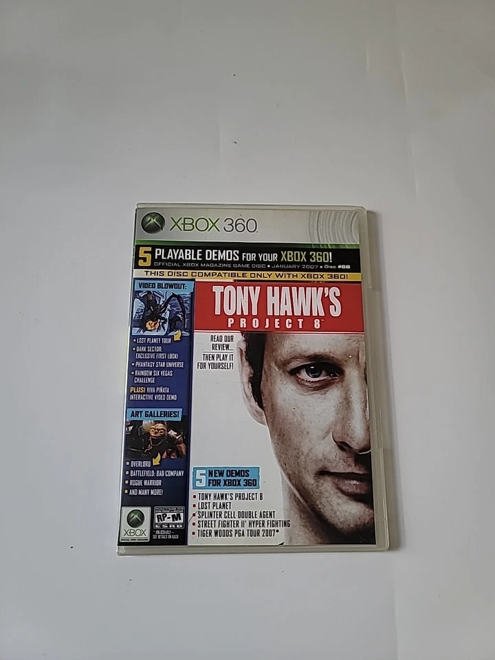 Xbox 360 Magazine Demo Disc #66: Tony Hawk Project 8(Xbox 360, January 2007)  - Image 1 of 4
