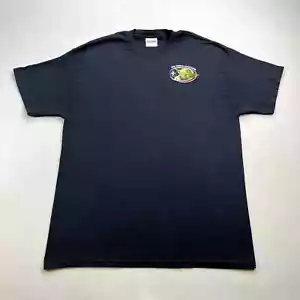 Vintage Lucasfilms Yoda T-Shirt Adult XL Black Star Wars Boy Scouts Jamboree y2k - Picture 1 of 8