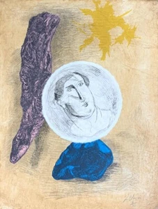 Sandro Chia Original Etching Collage  S/N - Picture 1 of 1
