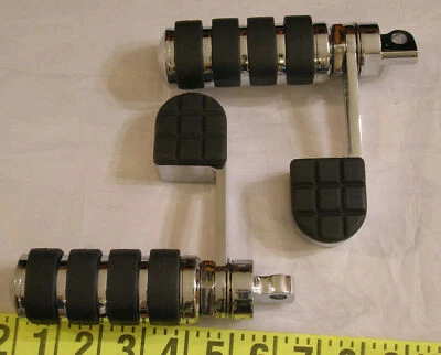 Reposapiés y montaje V-Factor 24069 negro antivibración para todos los modelos Foto 1 de 3