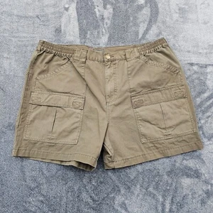 Cabelas Shorts mens size 44 Cargo brown pockets outdoor fishing hiking - Picture 1 of 15