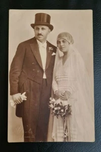 photograph A Jewish couple wedding Novi Sad Serbia 30s - Picture 1 of 3
