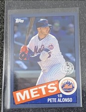 Pete Alonso 2020 Topps Series 1 #85-68 1985 BLUE PARALLEL 35th Anniversary Mets