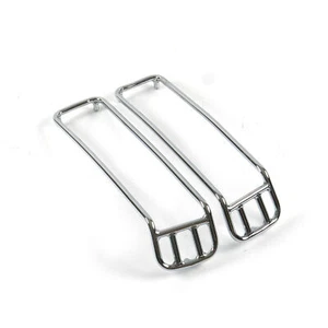 Chrome Saddlebags Lid Top Rail Guards for 1994 - 2013 Harley Touring Glide - Picture 1 of 5