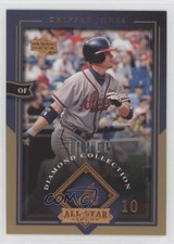 2004 Upper Deck Diamond Collection All-Star Lineup Chipper Jones #8 HOF