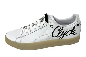 Puma Men's Clyde Signature Ice Gum Sole Leather Shoes 2 Sets Laces size US 4.5 - Picture 1 of 12