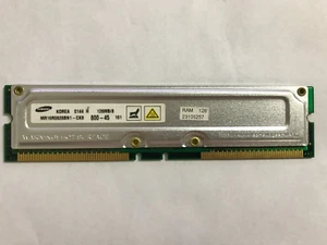 Samsung RAM Memory Module 128MB PC800 800MHz RDRAM RIMM MR16R0828BN1-CK8 - Picture 1 of 2