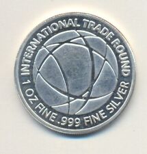 ITB INTERNATIONAL TRADE ROUND 1 ONE TROY OUNCE .999 SILVER ROUND
