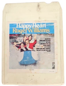 Happy Heart Roger Williams 8 Track Tape Vintage Galveston Hey Jude - Bild 1 von 2