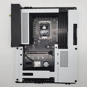 NZXT N7 Z790 N7Z79XTW1 Intel Z790 chipset Supports 12th &13th Gen CPUs ATX White - Picture 1 of 6