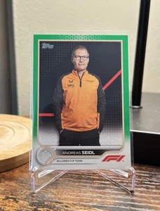 Andreas Seidl 2022 Topps Formula 1 Green Parallel #’d /75 - #104 McLaren F1 Team - Picture 1 of 2