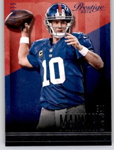 Tarjeta base 2016 Prestige Eli Manning NFL PWE Giants #109 - Imagen 1 de 2