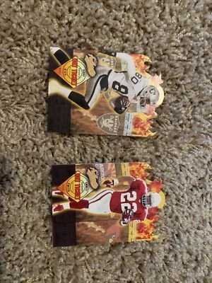 2004 Fleer Authentix Hot Ticket Jerry Rice and Emmit Smith - Image 1 of 2