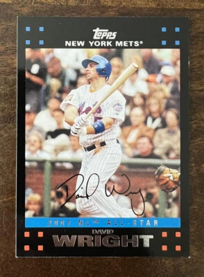 2007 Topps  #260 David Wright New York Mets - Image 1 of 2