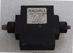 Radiall R417103130 Durchgangsabschwächer 50 Watt 3 dB  - Bild 1 von 1